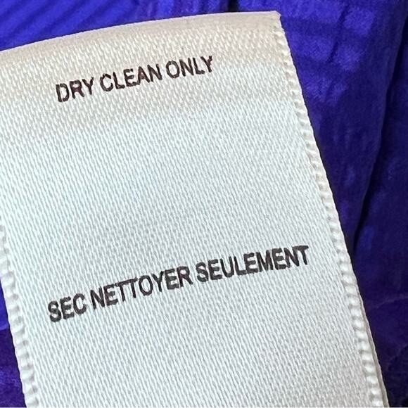 Rebecca Taylor 100% Silk Perfect Party Dress Strapless Violet Purple 2 - Picture 10 of 12